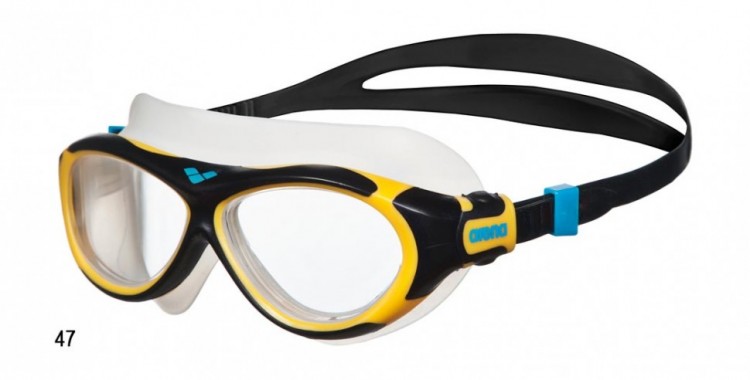 Детские очки полумаска для бассейна Arena Oblo Junior