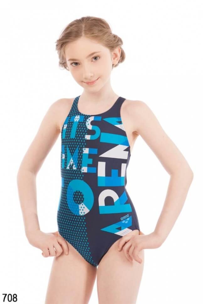 Спортивный купальник для девочек Arena Dashboard Jr